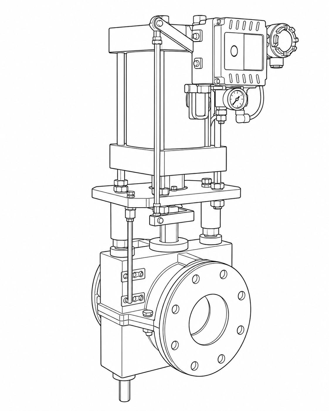 PNEUMATIC ACTUATED PINCH VALVE- PAVL