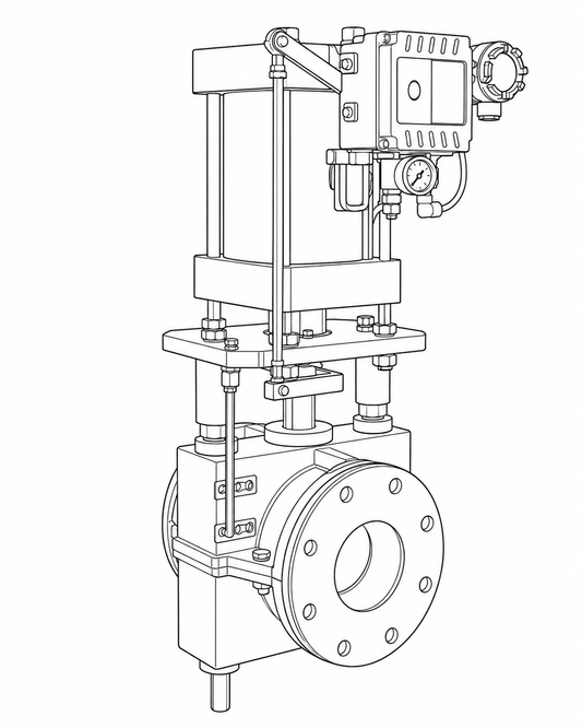 PNEUMATIC ACTUATED PINCH VALVE- PAVL