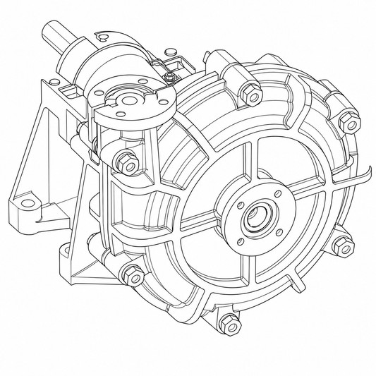 TDH P Series High-Head, Heavy-Duty Slurry Pumps