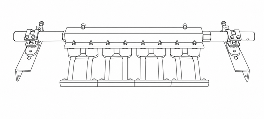 TPH PRIMARY CONVEYOR BELT CLEANER