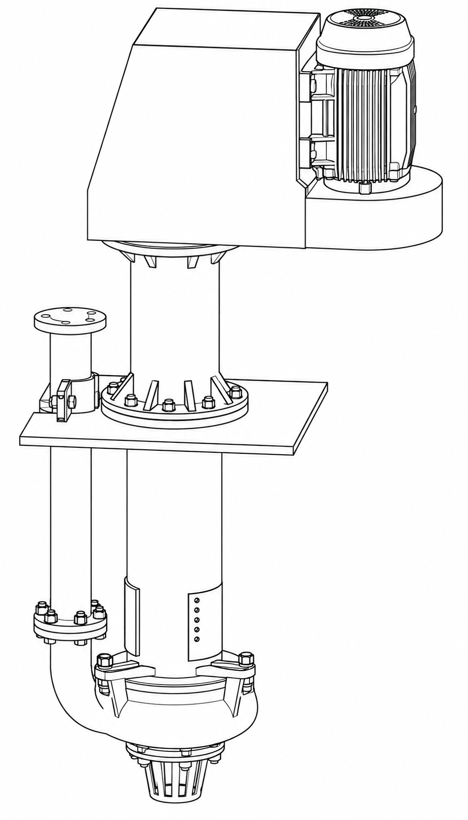 TDH V Series Vertical Cantilever Slurry Pumps