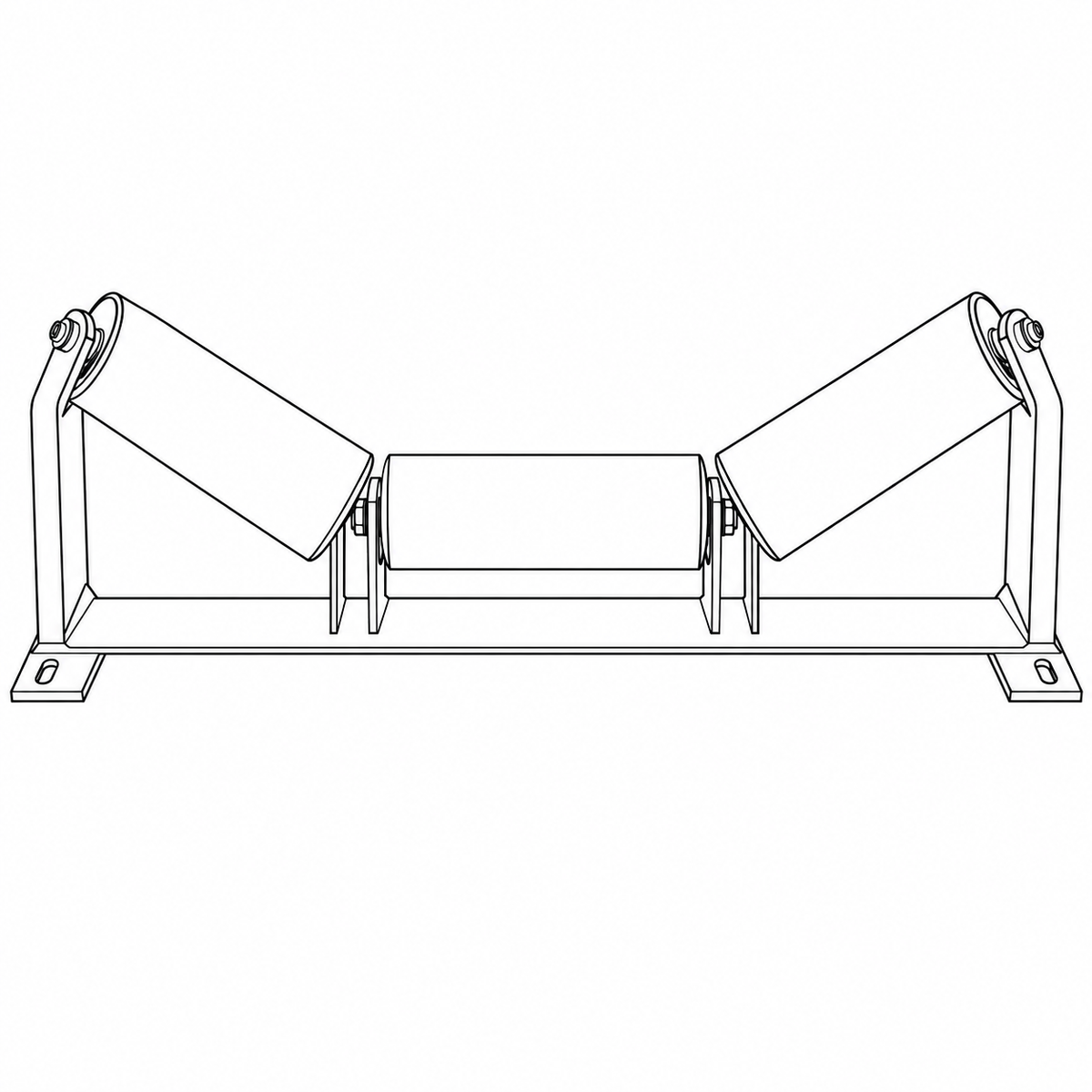 TPH STANDARD METAL TROUGHING IDLER